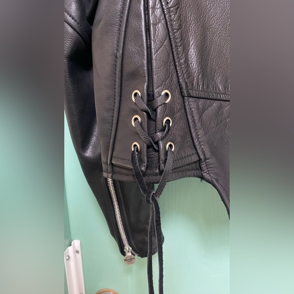 Hard Rock Cafe Biker Leather Jacker - Picture 9 of 14